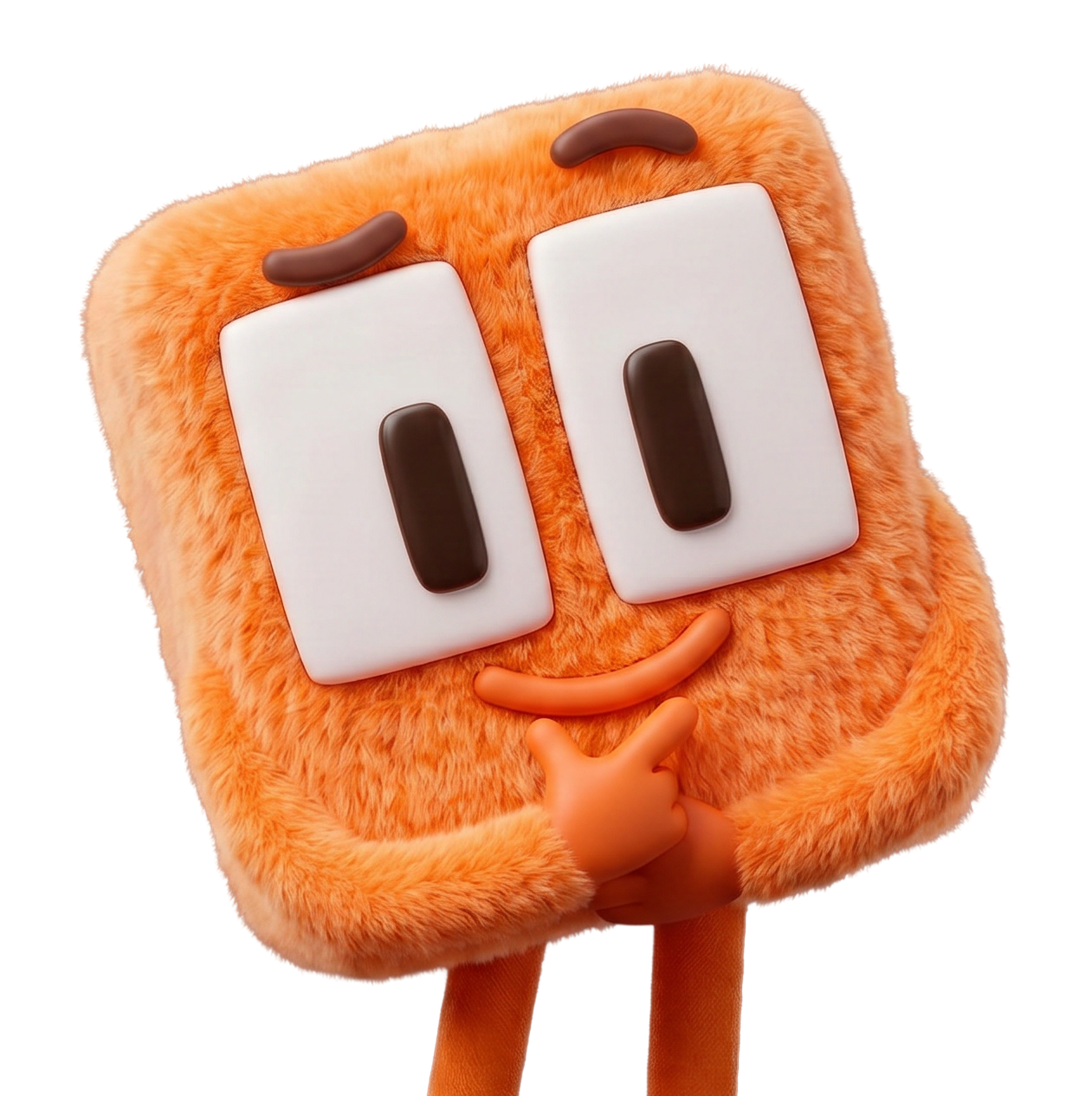 Albert the Rental IQ mascot with a question mark